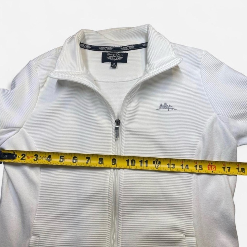 Straight Down White Hiking Performance Ribbed Ful… - image 5